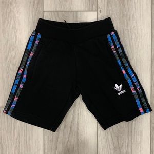 Cute adidas kids sweatpant shorts